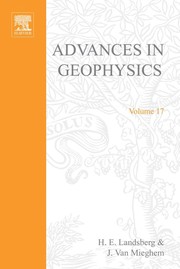 Cover of: Advances in geophysics | Helmut Erich Landsberg