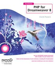 Cover of: Foundation PHP for Dreamweaver 8 by David Powers