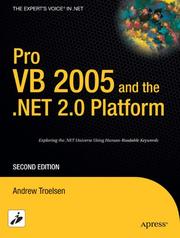 Cover of: Pro VB 2005 and the .NET 2.0 Platform