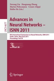 Cover of: Advances in Neural Networks – ISNN 2011 | Derong Liu