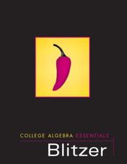 Cover of: College Algebra Essentials by Robert Blitzer