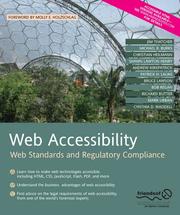 Cover of: Web Accessibility: Web Standards and Regulatory Compliance