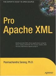Cover of: Pro Apache XML (Pro) by Poornachandra Sarang