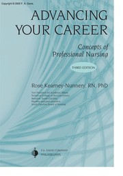Cover of: Advancing your career: concepts of professional nursing