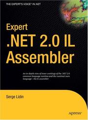 Cover of: Expert .NET 2.0 IL Assembler