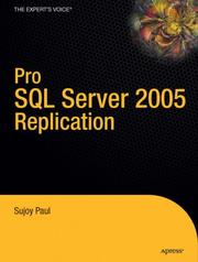 Cover of: Pro SQL Server 2005 Replication (Definitive Guide)