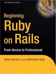 Cover of: Beginning Rails by Jeffrey Allan Hardy, Cloves Carneiro Jr., Hampton Catlin