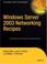 Cover of: Windows Server 2003 Networking Recipes