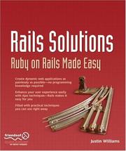 Cover of: Rails Solutions: Ruby on Rails Made Easy (Solutions)