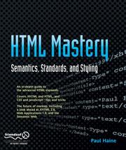 HTML Mastery by Paul Haine