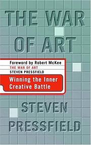 Cover of: The War of Art: Winning the Inner Creative Battle