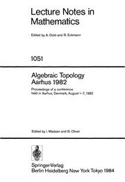 Cover of: Algebraic topology, Aarhus 1982 | 