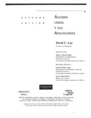 Cover of: Algebra Lineal y Sus Aplicaciones - 2b: Edicion