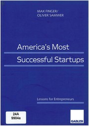 America's most successful startups by Max Finger