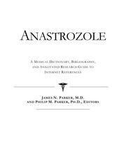 Cover of: Anastrozole | James N. Parker