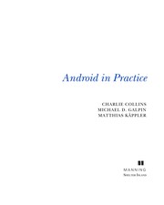 Cover of: Android in practice | Charlie Collins