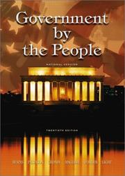 Cover of: Government by the People, National Version, 20th Edition