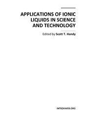 Cover of: Applications of ionic liquids in science and technology | Scott T. Handy