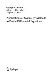Cover of: Advanced Symmetry Method Differential Equations (Applied Mathematical Sciences)