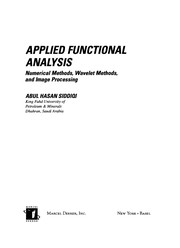 Cover of: Applied functional analysis | Abul Hasan Siddiqi