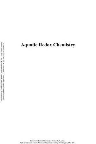Aquatic redox chemistry by Paul G. Tratnyek