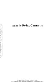 Cover of: Aquatic redox chemistry by Paul G. Tratnyek