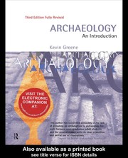 Cover of: Archaeology, an introduction by Kevin Greene