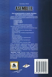 Cover of: Kurs programowania w je ·zyku Asembler dla s rednio zaawansowanych by Stanis¿aw Kruk