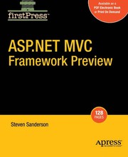 Cover of: ASP.NET MVC Framework Preview | Steven Sanderson