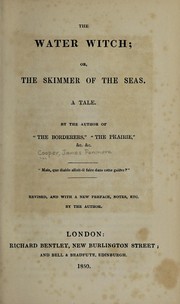 Cover of: The water witch: or, The skimmer of the seas ; a tale