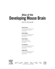 Cover of: Atlas of the developing mouse brain at E17.5, P0 and P6 | 