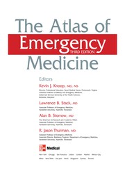 Cover of: Atlas of emergency medicine by editors, Kevin J. Knoop ... [et al.].