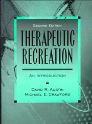 Cover of: Therapeutic Recreation: An Introduction