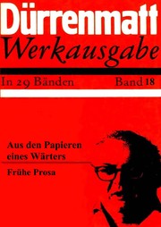 Cover of: Aus den Papieren eines Wärters by Friedrich Dürrenmatt
