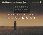 Cover of: Hearing God's Voice by Henry T. Blackaby, Henry T. Blackaby