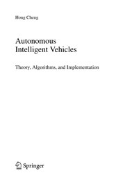 Cover of: Autonomous Intelligent Vehicles | Hong Cheng