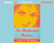 Cover of: For Matrimonial Purposes by Kavita Daswani