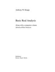 Cover of: Basic real analysis: along with a companion volume Advanced real analysis