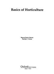Cover of: Basics of horticulture