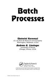 Cover of: Batch processes | Ekaterini Korovessi