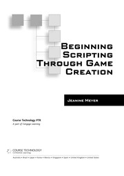 Cover of: Beginning scripting through game creation | Jeanine Meyer