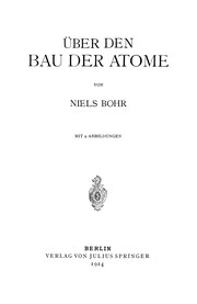 Cover of: Über den Bau der Atome