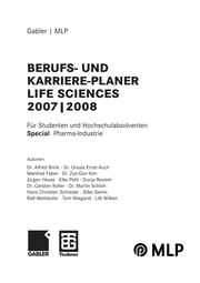 Cover of: Berufs- und Karriere-Planer Life Sciences 2007-2008: fu r Studenten und Hochschulabsolventen ; Special Pharma-Industrie