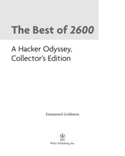 Cover of: The best of 2600 by Emmanuel Goldstein