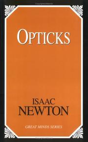 Cover of: Opticks (Great Mind)