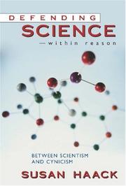Cover of: Defending Science-Within Reason by Susan Haack