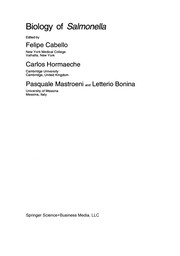 Cover of: Biology of Salmonella | Felipe Cabello