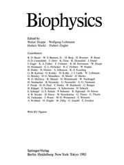 Cover of: Biophysics | Walter Hoppe
