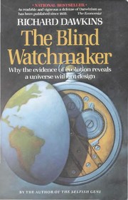 Cover of: The blind watchmaker | Richard Dawkins