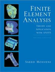 Cover of: Finite Element Analysis by Saeed Moaveni, Saeed Moaveni